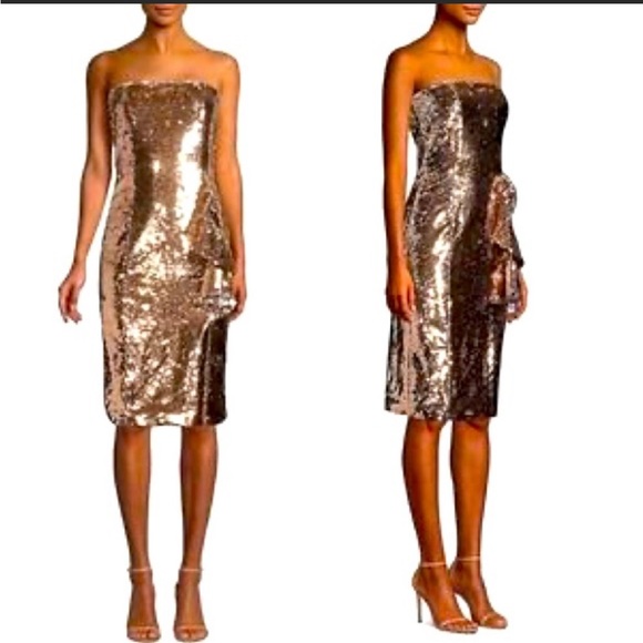 **sold***NWT Parker Noelle Sequin Dress - Picture 4 of 4